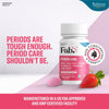 Fab Active Period Care | Iron, Folic Acid, Vitamin C, Vitamin B12, Zinc & Vitamin B6 Supplement | Supports Haemoglobin, Blood Building, Hormonal Balance & Pain Relief | Relieves PMS Symptoms | Non-constipating Formula | Strawberry Flavour 30 Tablet