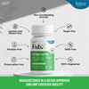 Fab Active Fatigue Fighter | Iron, Folic Acid, Vitamin C & Vitamin B12 Supplement | Supports Haemoglobin, Blood Building, Energy & Immunity | Non-constipating Formula | French Vanilla Flavour-30 Tablet