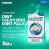 TazMint 3-in-1 Chewable On-the-Go Mouthwash Tablets for Fresh Breath Upto 4 Hours | Sugar-free | Alcohol-free | Green Apple Cinnamon Flavour | Oral Care | 5 Packs of 8 Tablets