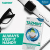 TazMint 3-in-1 Chewable On-the-Go Mouthwash Tablets for Fresh Breath Upto 4 Hours | Sugar-free | Alcohol-free | Green Apple Cinnamon Flavour | Oral Care | 5 Packs of 8 Tablets