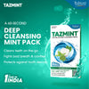 TazMint 3-in-1 Chewable On-the-Go Mouthwash Tablets for Fresh Breath Upto 4 Hours | Sugar-free | Alcohol-free | Japanese Matcha Flavour | Oral Care | 1 Packs of 4 Tablets