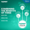 TazMint 3-in-1 Chewable On-the-Go Mouthwash Tablets for Fresh Breath Upto 4 Hours | Sugar-free | Alcohol-free | Japanese Matcha Flavour | Oral Care | 1 Packs of 4 Tablets