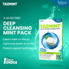 TazMint 3-in-1 Chewable On-the-Go Mouthwash Tablets for Fresh Breath Upto 4 Hours | Sugar-free | Alcohol-free | Fennel Mint Flavour | Oral Care | 12 Packs of 4 Tablets