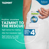 TazMint 3-in-1 Chewable On-the-Go Mouthwash Tablets for Fresh Breath Upto 4 Hours | Sugar-free | Alcohol-free | Fennel Mint Flavour | Oral Care | 1 Pack of 8 Tablets